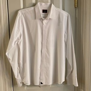 Men’s button up white shirt